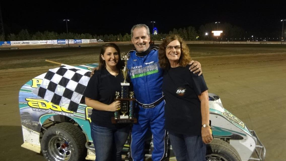 TIM WHITE SCORES FIRST WIN OF SEASON IN MOD LITE ELIMINATOR