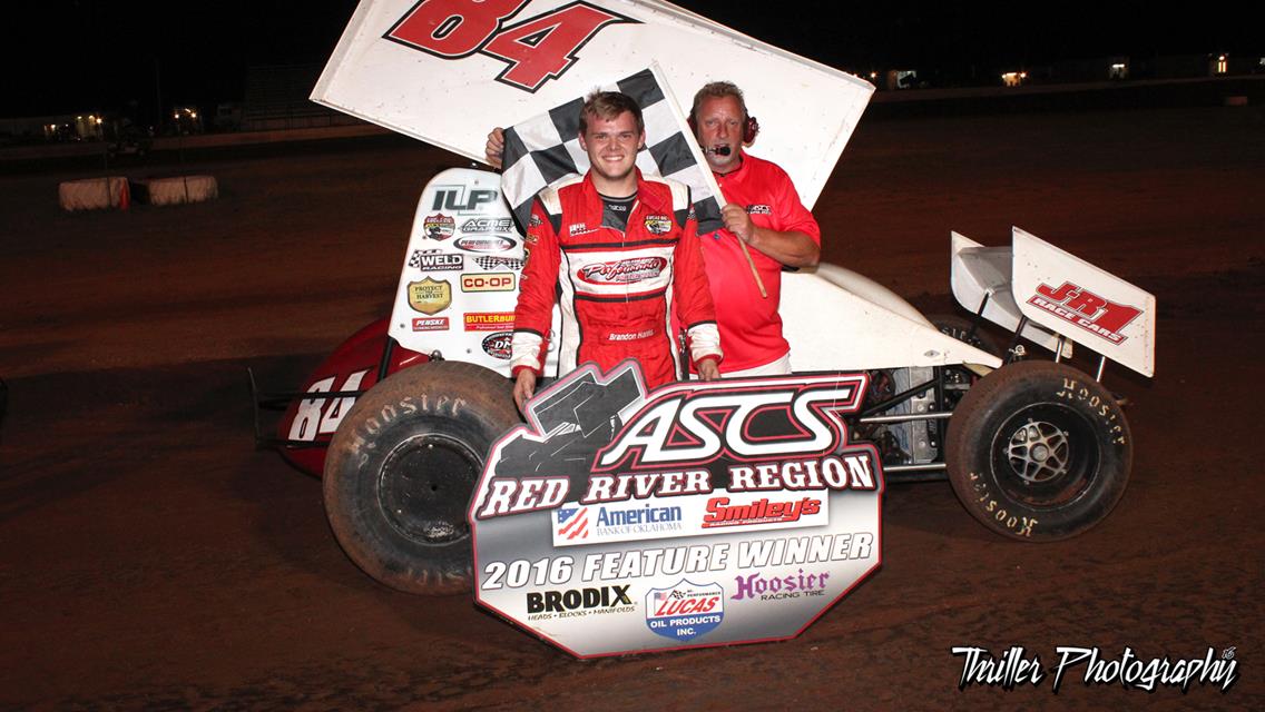 Brandon Hanks Victorious With ASCS Red River At Lawton Speedway