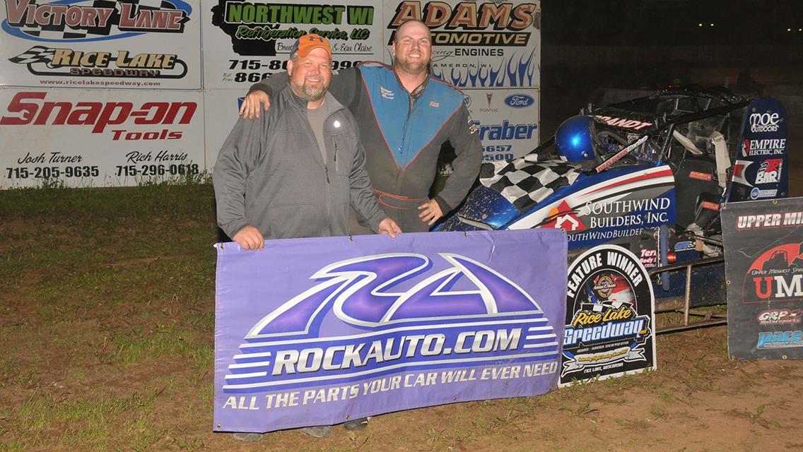 Scott Brandt Triumphs For First Traditional Sprint Win at Rice Lake