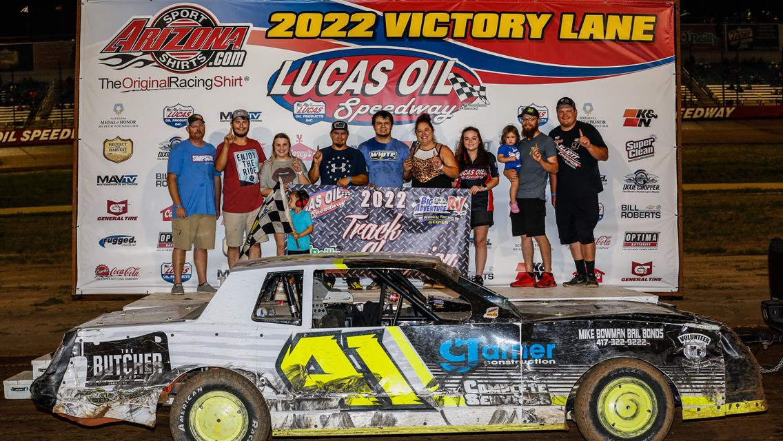 Bryan White wins family affair for USRA Stock Car championship; McCowan, Jackson, Ferris also wrap up Lucas Oil Speedway titles