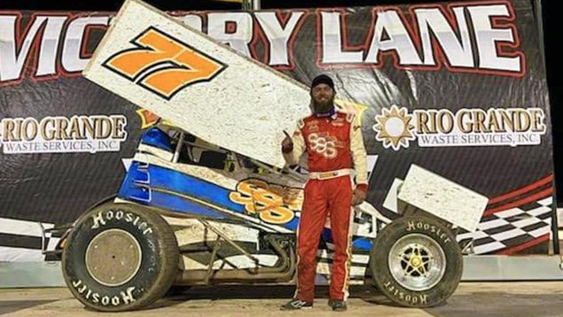 CJ Hulsey Handles POWRi Vado 305 Wing Sprint Feature Victory