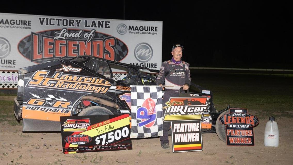 Tim Fuller Wins at Land of Legends in Super DIRTcar Series