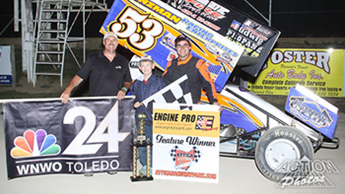 Henry Wins 2nd Attica Raceway Feature