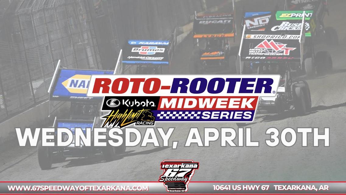 HIGH LIMIT MID-WEEK APRIL 30th