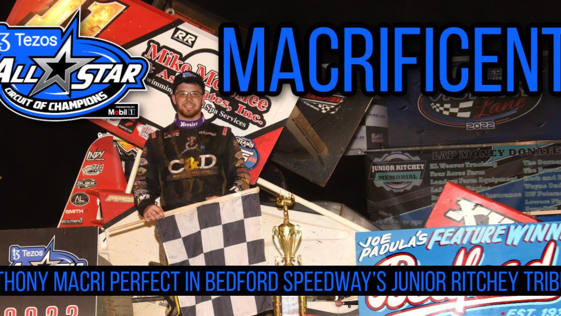 Anthony Macri perfect in Bedford Speedway’s Junior Ritchey Tribute