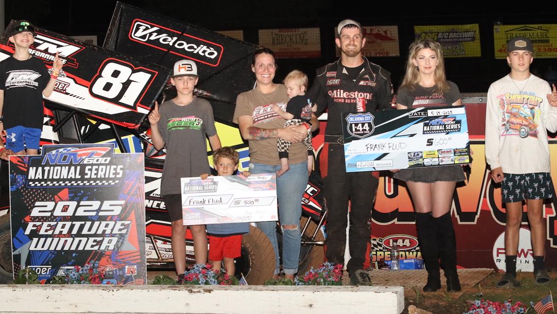Flud and Roberts Garner NOW600 National Series Wins on Saturday at I-44 Speedway Park!