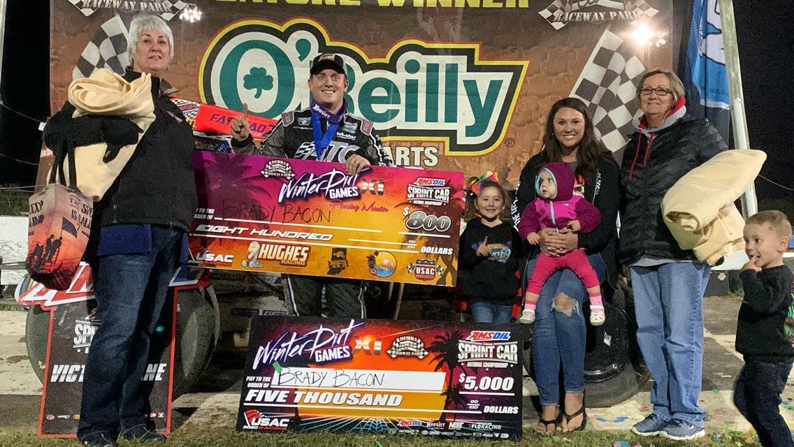 For the Bacons, racing is a family affair &amp; Xia is a familiar sight on USAC race nights