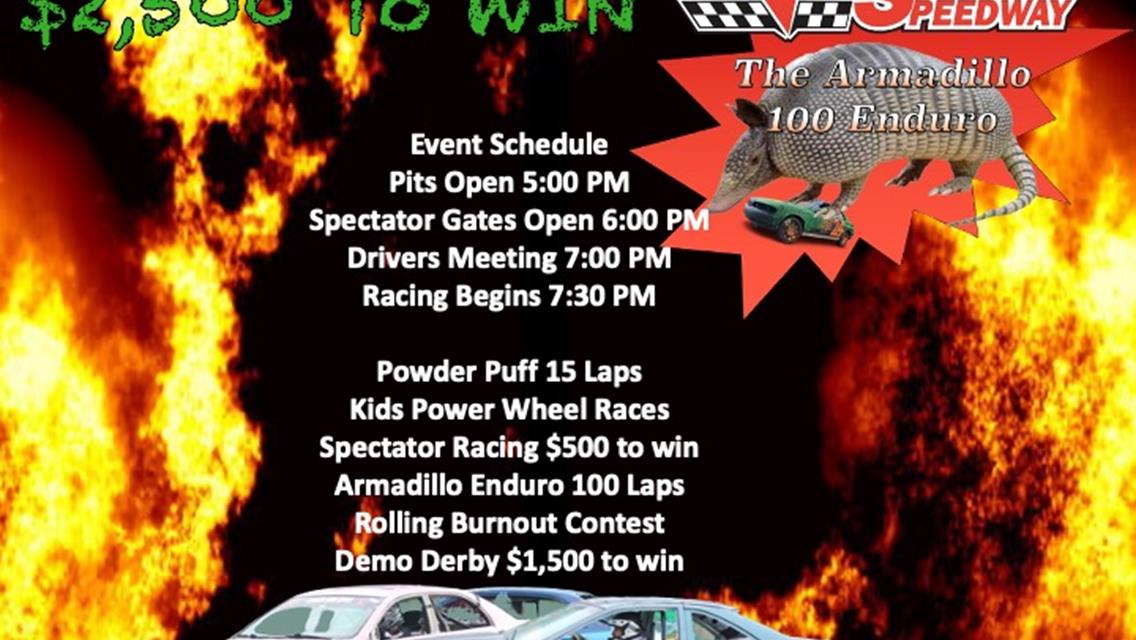 $2,500 TO WIN Armadillo Enduro 100 Event Info!