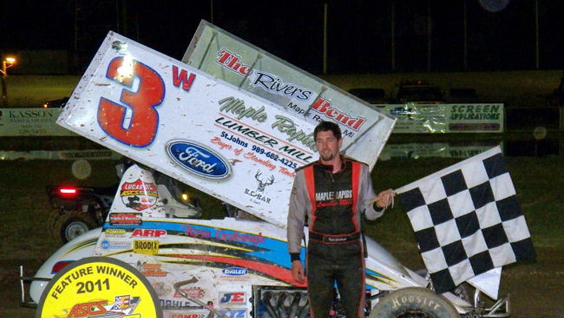 Grubaugh Garners ASCS Sprints on Dirt Win at Cherry