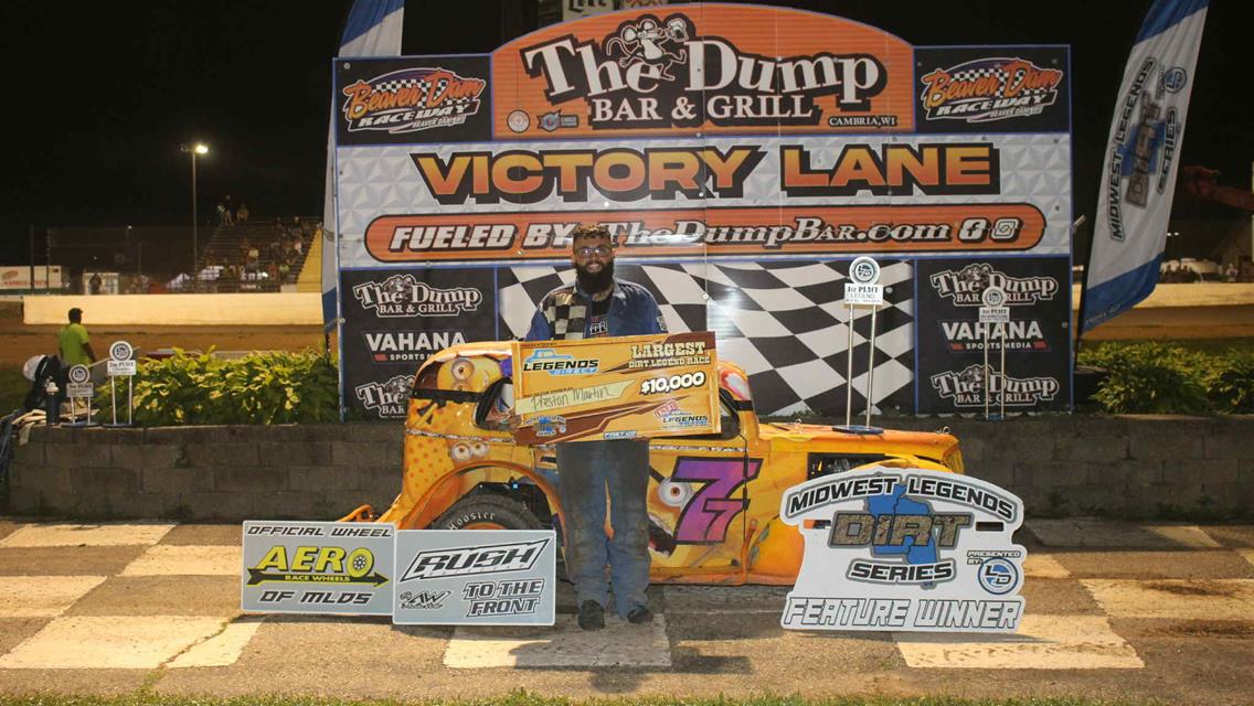 Martin Wins Legends.Direct 10K Dirt Showdown