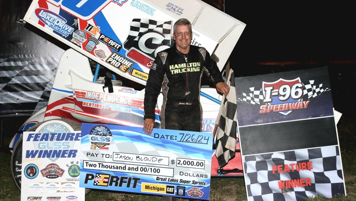 JASON BLONDE SECURES HIS FIRST FEATURE WIN WITH GLSS