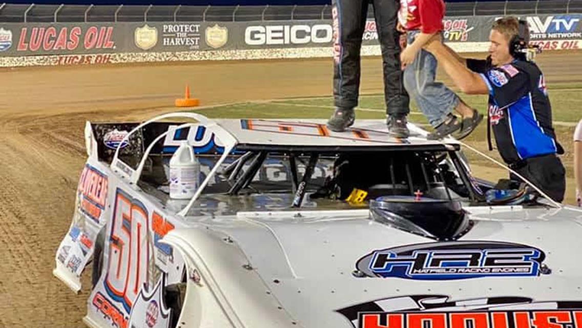 Kaeden Cornell rolls to second win of the season at Lucas Oil Speedway