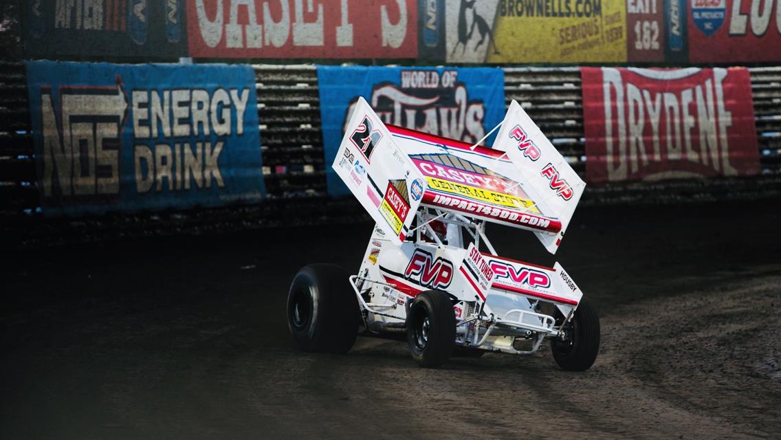 Brian Brown Secures Second Straight Knoxville Title With World of Outlaws Doubleheader on Tap