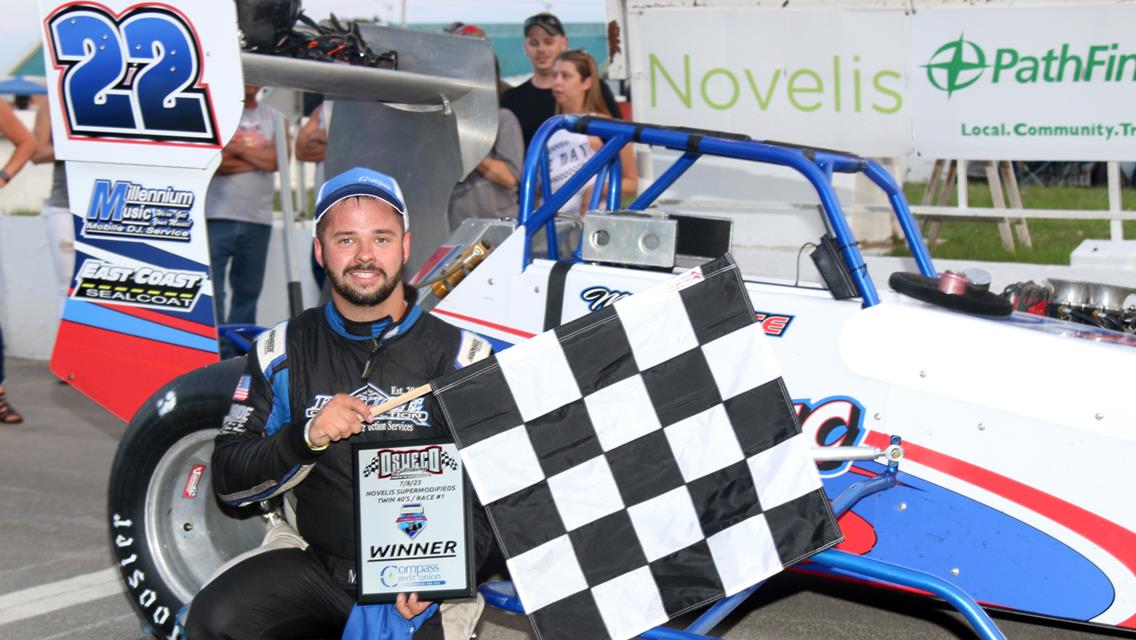 Bruce Bags Second Supermodified Win in Compass Federal Credit Union Twin 40 #1