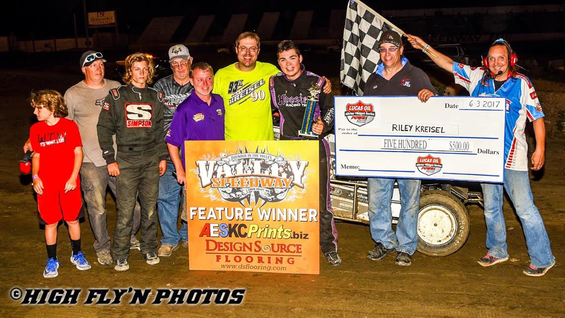 KREISEL TAKES FIRST ALLSTAR MIDGET WIN OF 2017