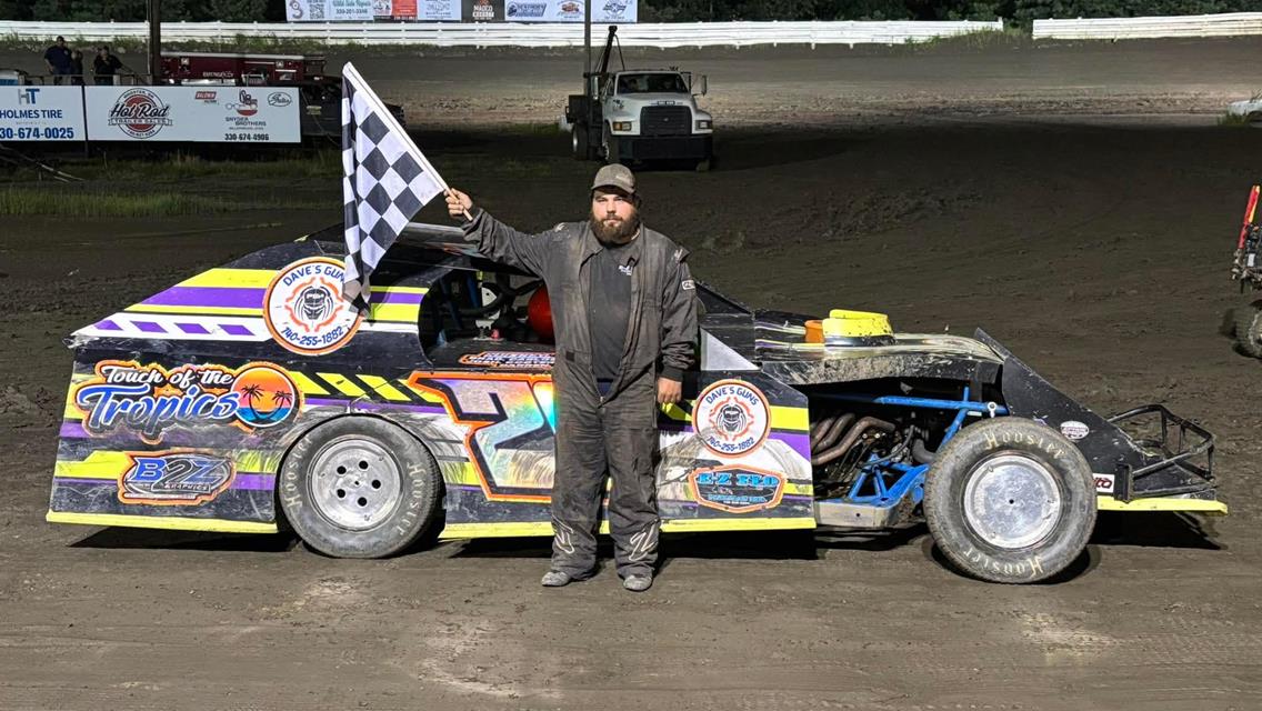 Shane Mitchell won at Hilltop Speedway on July 18.