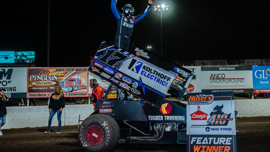 THE SHOWDOWN Starts With Austin McCarl, Yeigh and Slendy Reaching Victory Lane During Royal River Casino Night at Huset’s Speedway