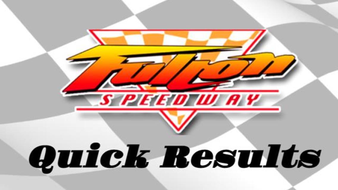 May 1 Opening Night Quick Results