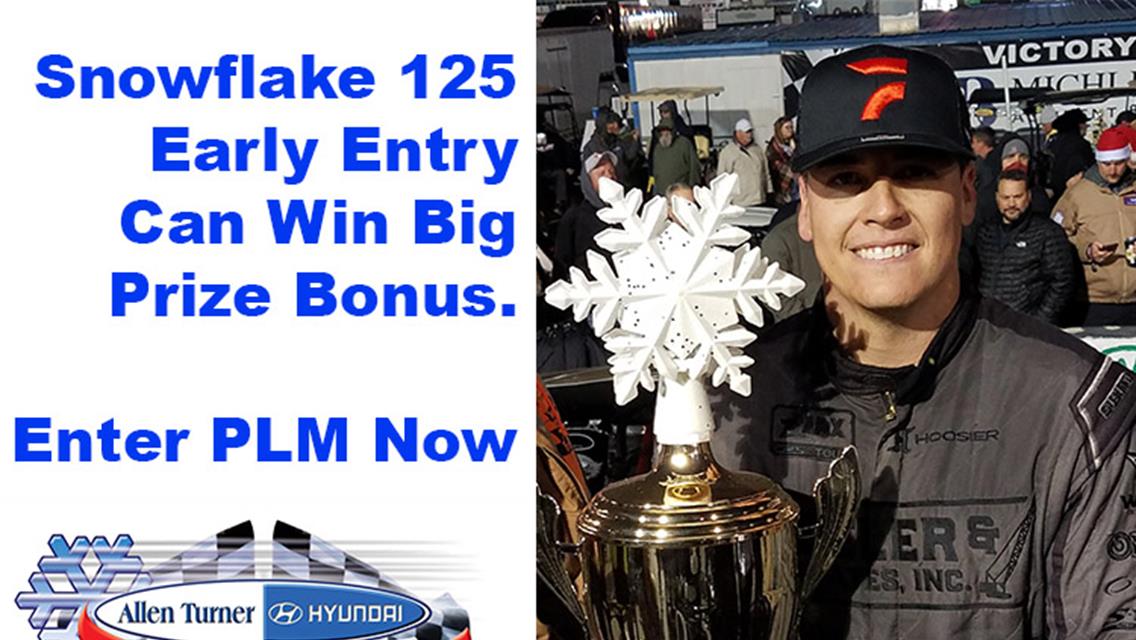 PLM Snowflake Entries Now Being Accepted