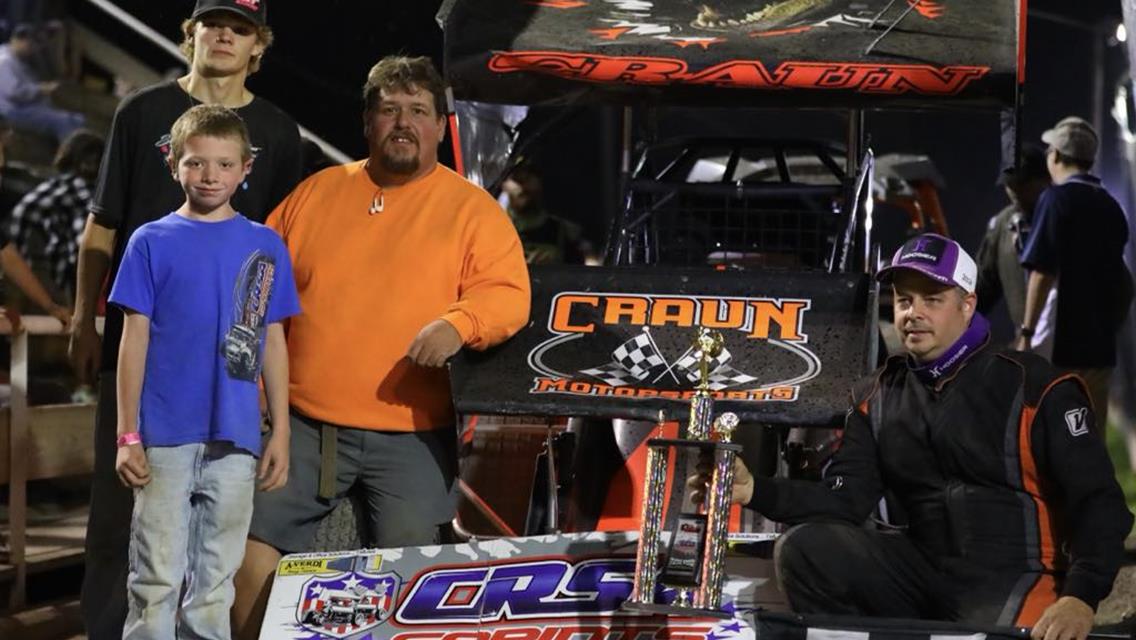 Craun Take Advantage of Warner Issues; Wins First CRSA Race