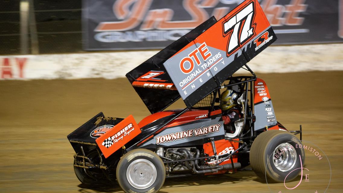 Hill Sees Debut at I-80 Speedway End Early in Hard Crash