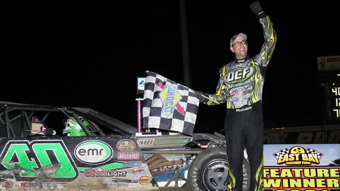 Adams wins two of five Winternationals features at East Bay; takes home $5,000 in Saturday&#39;s finale