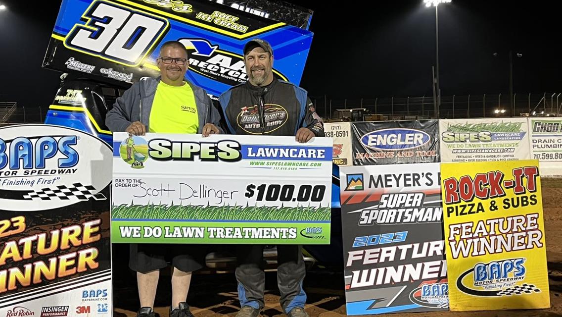 Scott Dellinger Claims Rain Delayed Super Sportsman Win at BAPS