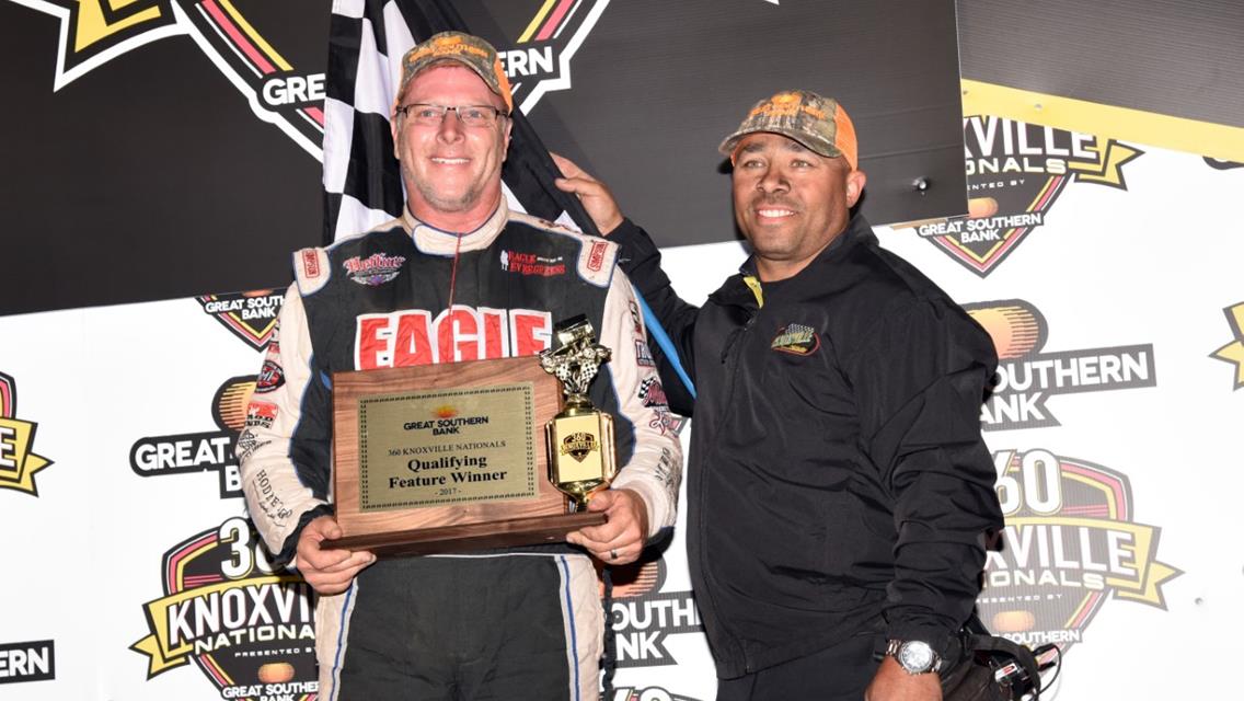 Hodnett scores Friday win, Garner on pole at Knoxville