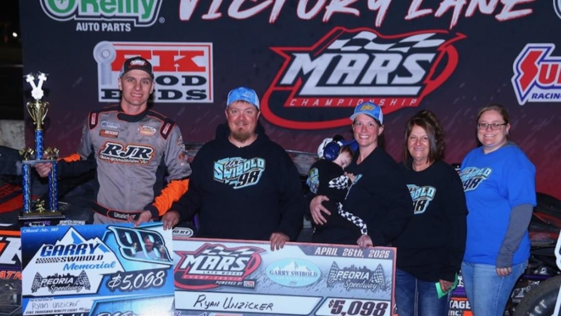 Unzicker Claims Swibold Memorial at Peoria
