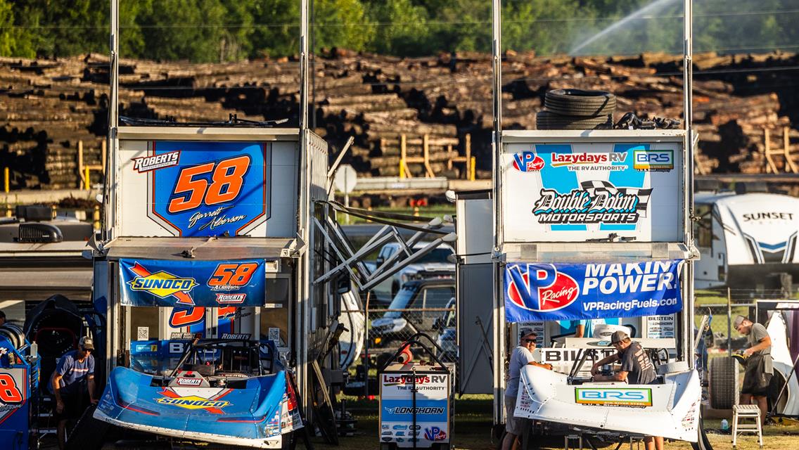 Batesville Motor Speedway (Locust Grove, AR) – Lucas Oil Late Model Dirt Series – Topless 100 – August 16th-17th, 2024. (Heath Lawson Photo)