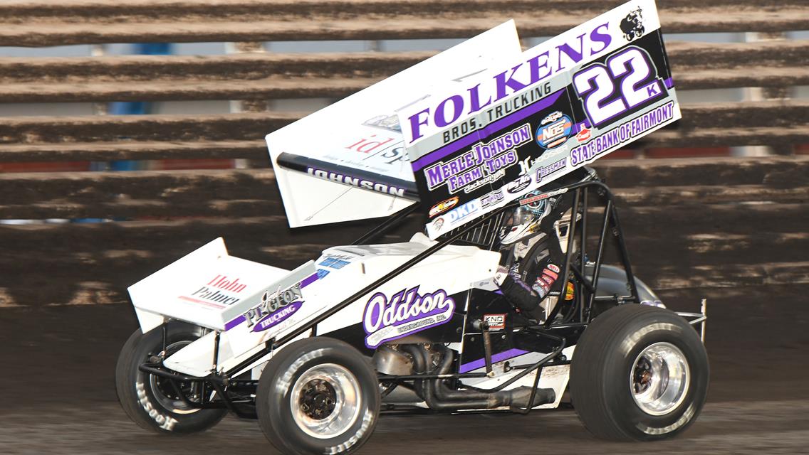 Kaleb Johnson Earns Career-Best World of Outlaws Result During Rookie Knoxville Nationals Attempt