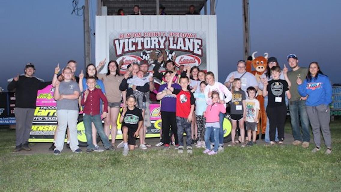 A night of firsts on memorable night at Benton County Speedway