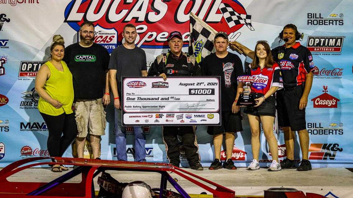 Ferris captures ULMA Late Model feature win in Lucas Oil Speedway headline feature; Jackson, Blackburn, McMillin also pick up wins