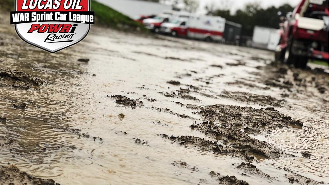 KOKOMO RAINED OUT; WAR WILDCARD RACE POSTPONED TO SUNDAY