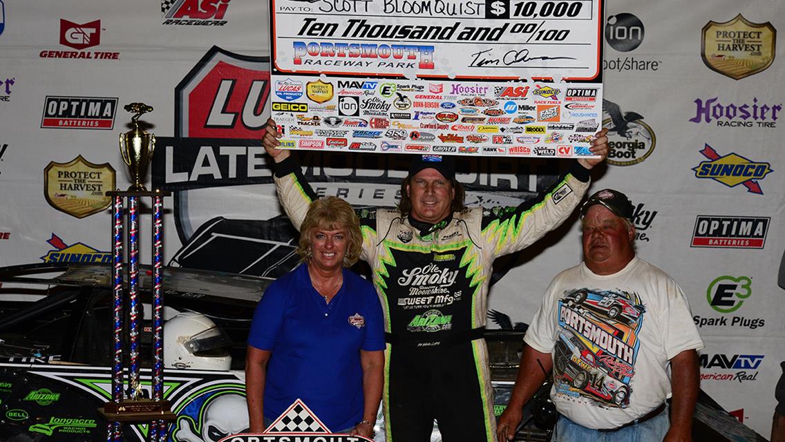 Bloomquist Back in Lucas Oil Victory Lane at Portsmouth Raceway Park
