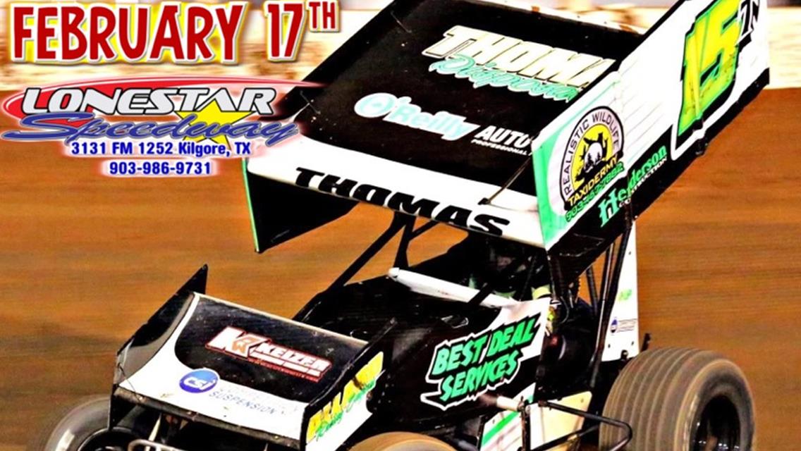 $22,000 LoneStar SPRINT SMACKDOWN &amp; Big SEASON POINTS OPENER: SATURDAY, FEBRUARY 17th at 6PM!