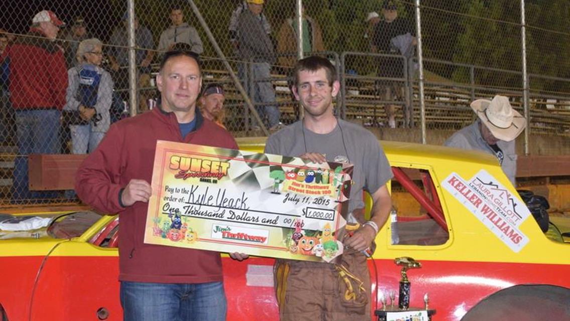 Kyle Yeack Conquers Jim&#39;s 100; P. Graham, Martinez, A. Johnson, And Tupper Also Collect Wins
