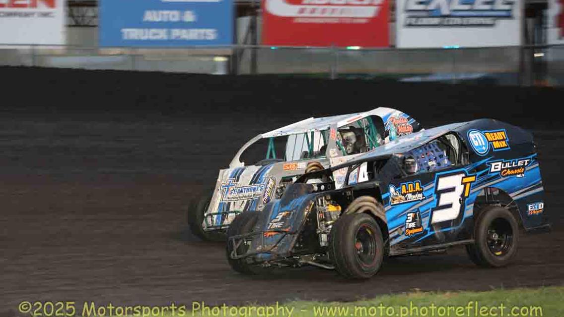 Laney and Avila take Anniversary checkers at Boone Speedway.