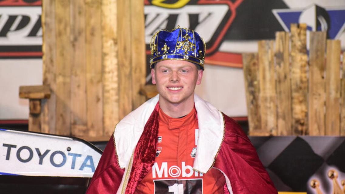 Cannon McIntosh Claims ‘King of Coles’ with POWRi National Midgets and Xtreme