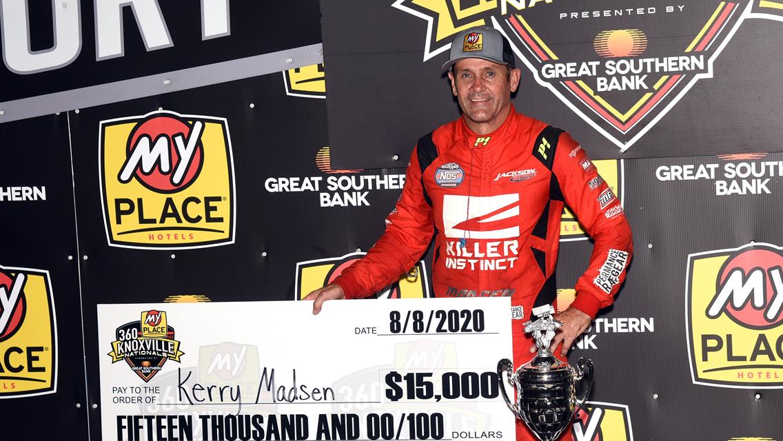 Kerry Madsen Dominates 360 Knoxville Nationals for First Victory of the Season