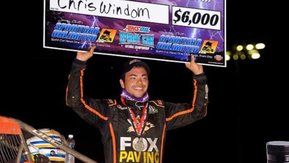 WINDOM CAPITALIZES ON 2ND CHANCE; POCKETS DRAMATIC PORT ROYAL VICTORY