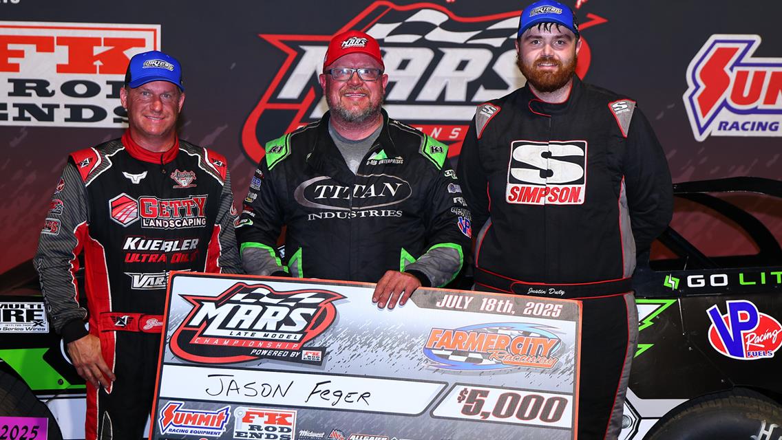 Official Summary of Results July 18, 2025 Farmer City Raceway