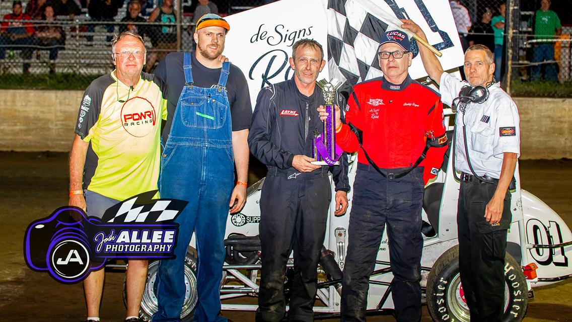 Bobby Layne Victorious at Central Missouri Speedway with POWRi MLS