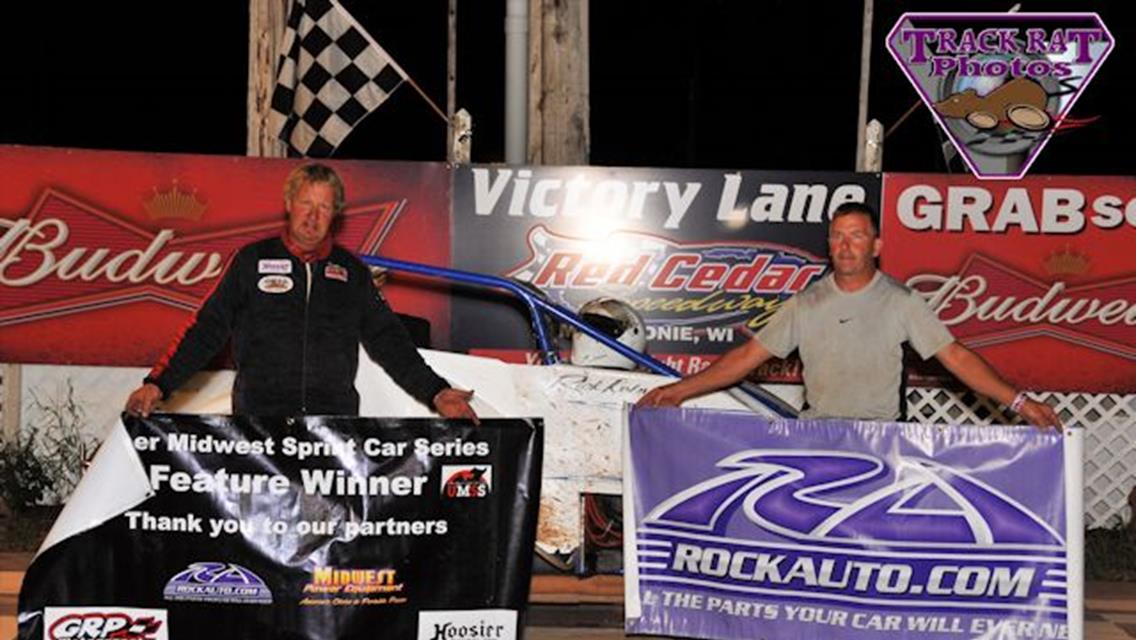 Rick Kobs Completes Triple Play With Traditional Sprint Win at Red Cedar