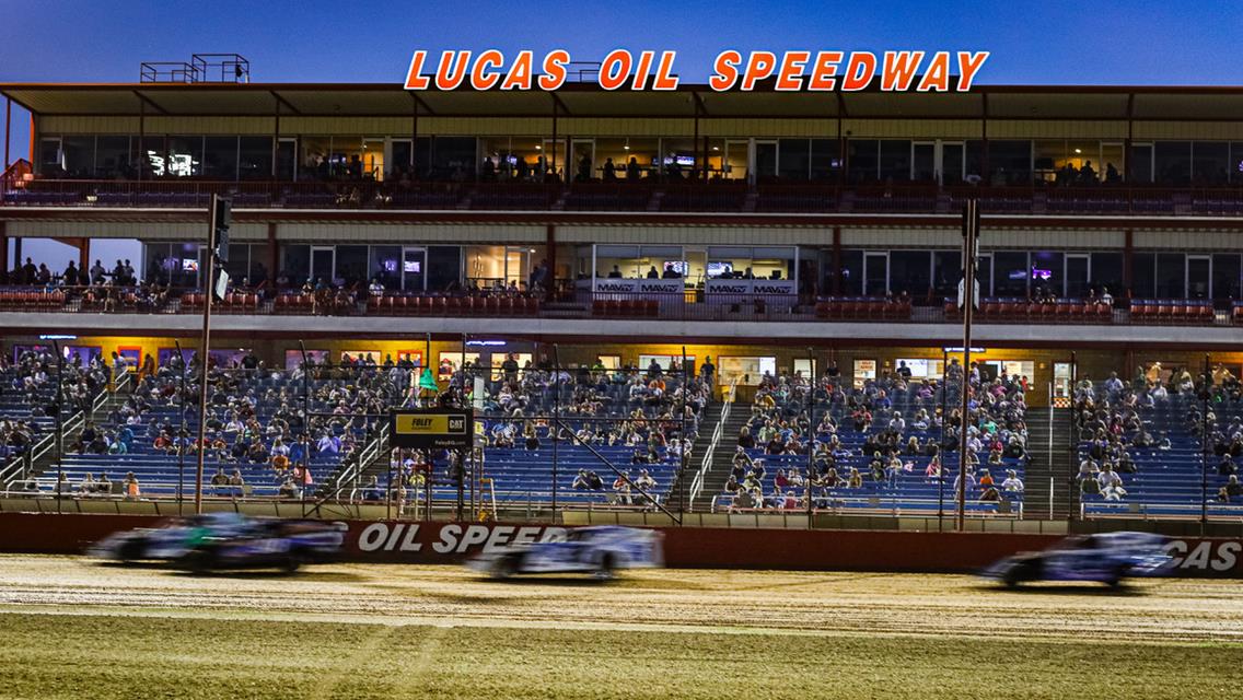 Lucas Oil Speedway back in action this weekend with Weekly Racing Series, Off Road action