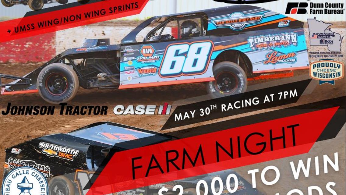 Red Cedar Speedway Gears Up for Huge Farm Night with $2,000 to Win Wissota Midwest Mods