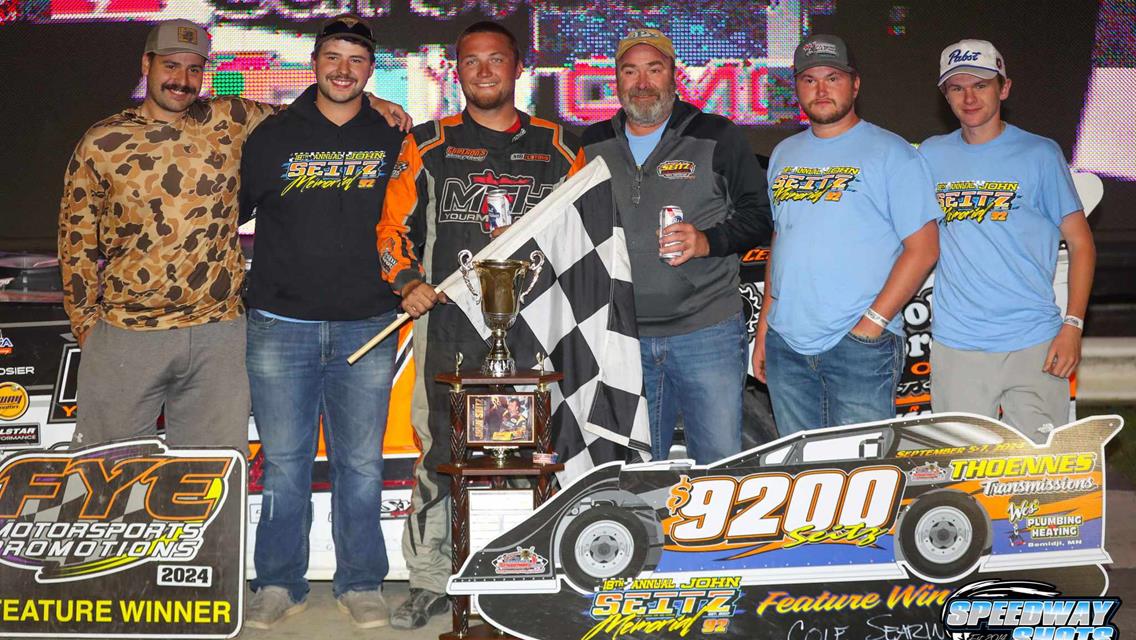 Searing claims first John Seitz Memorial; Thomas ends Peterson Seitz streak at four