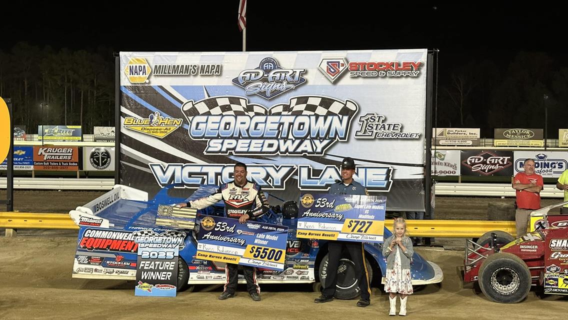 Georgetown Speedway (Georgetown, DE) – Camp Barnes Benefit – August 26th, 2025.