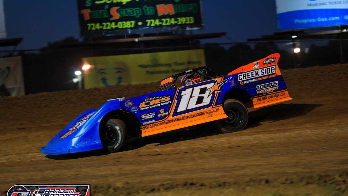 Lernerville Speedway (Sarver, PA) – Jay&#39;s Automotive United Late Model Series – Steel City Stampede – October 11th-12th, 2024. (Brandon Goodman photo)