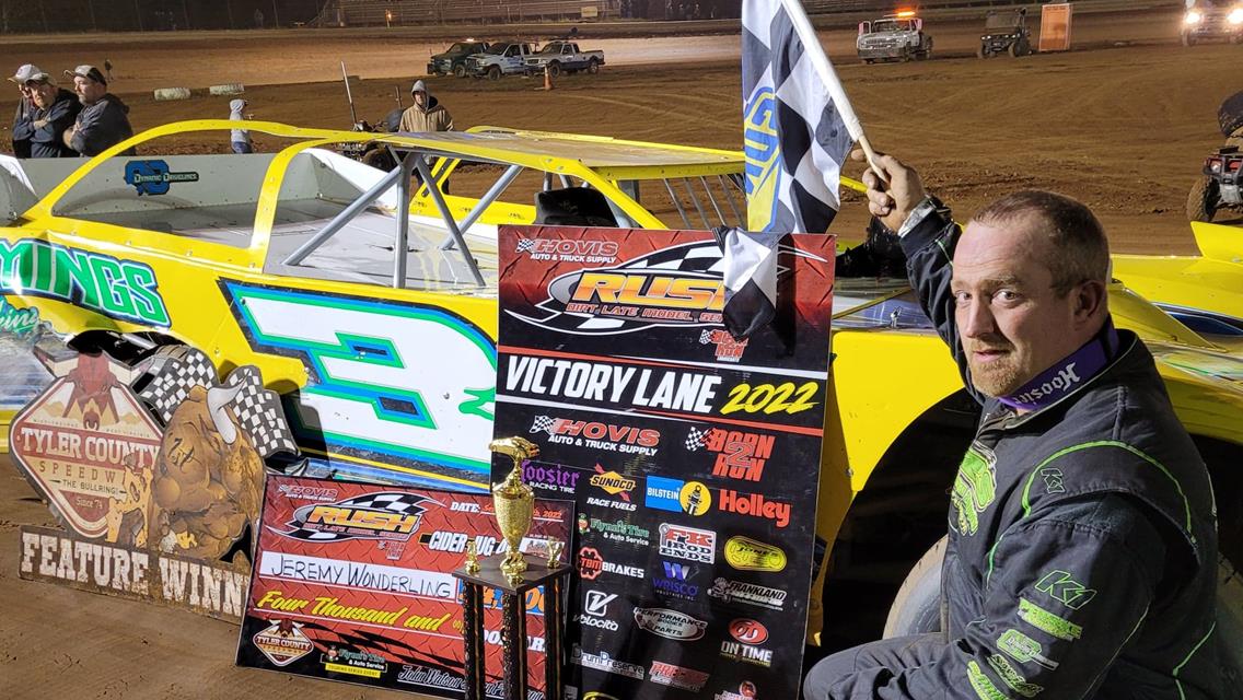 JEREMY WONDERLING MAKES HISTORY WINNING THE 1ST EVER HOVIS RUSH LATE MODEL FLYNN’S TIRE TOUR RACE IN WEST VIRGINIA; THE NEW YORKER’S 3RD STRAIGHT WIN